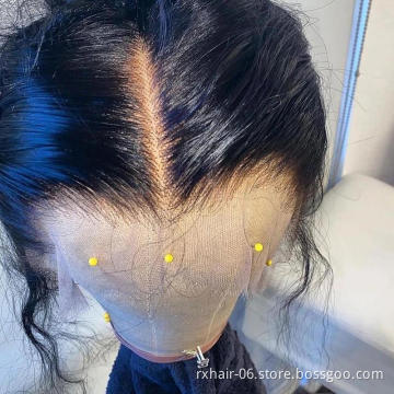 Transparent Hd Lace Frontal Wig,13x6 Lace Front Human Hair Wigs With Baby Hair,Transparent Pre Pluck Lace Wigs For Black Women